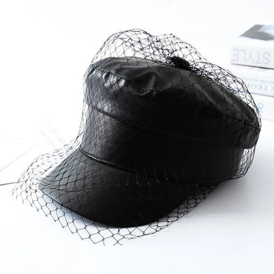 VEIL NEWSBOY HAT