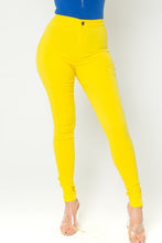 Load image into Gallery viewer, HIGH RISE STRETCH SKINNY JEANS (7COLORS)