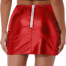 Load image into Gallery viewer, METALLIC TUBE SKIRT (2COLORS)